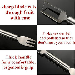 2-in-1 Watermelon Fork & Slicer Cutter Tool
