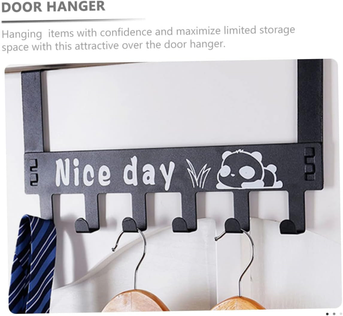 Heavy Duty Door Hook Hanger with Punch-Free Design for Space Saving