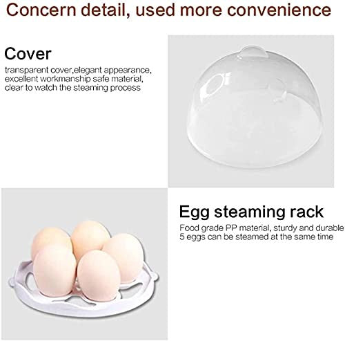 Multi-Function 7-Egg Egg Boiler & Frying Pan with Handle