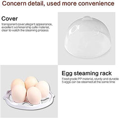 Multi-Function 7-Egg Egg Boiler & Frying Pan with Handle