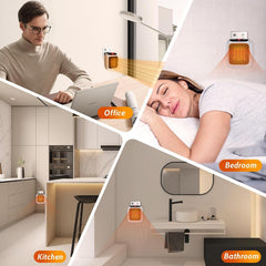 Portable 800W Handy Heater with Digital Display & Adjustable Timer