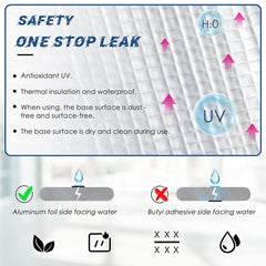 Heavy Duty Aluminium Foil Waterproof Repair Tape for Pipes & Roofs