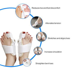 Toe Straightener Bunion Corrector Splint for Pain Relief & Foot Support