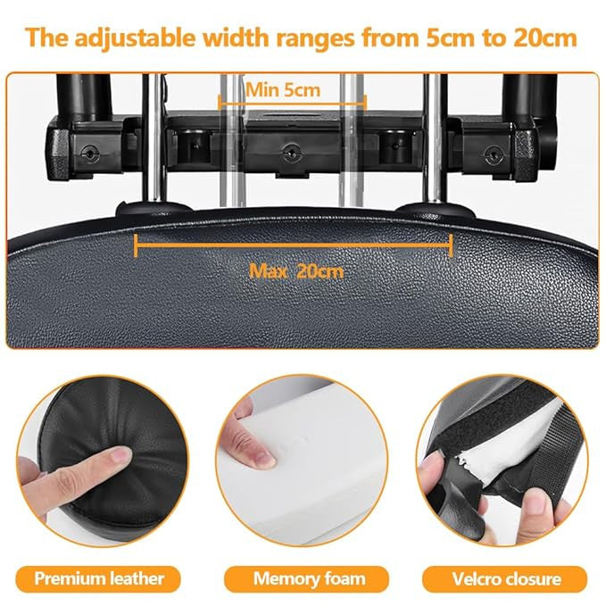 ComfortFit Car Seat Headrest Pillow for Ultimate Support