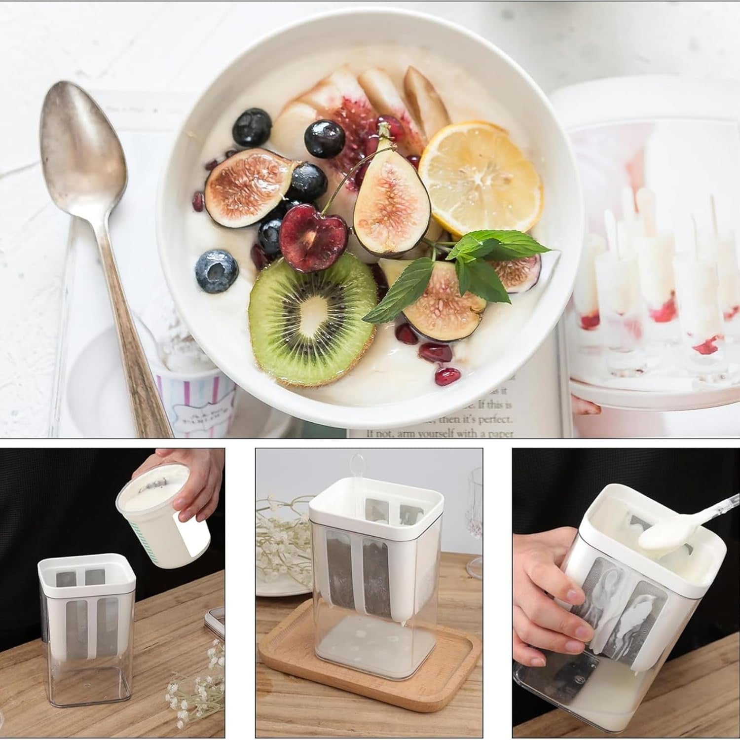 China Yogurt Filter & Curd Strainer Box for Homemade Yogurt