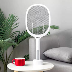 Rechargeable UV Light Mosquito Racket Bat with Electric Killer Lamp