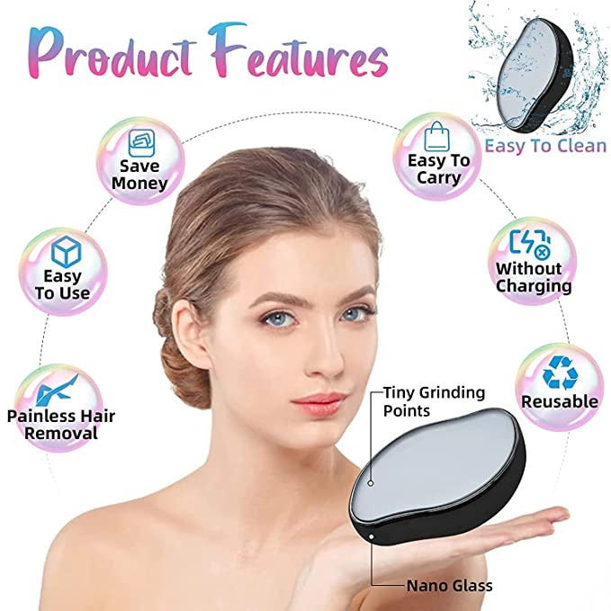 Crystal Hair Eraser Painless Reusable Hair Remover for Women & Men
