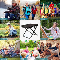 Compact Folding Stool Chair for Easy Storage and Portability