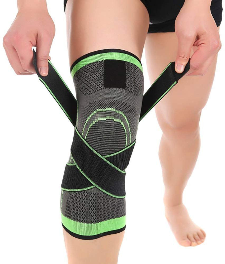 Elastic Compression Knee Sleeve for Support and Stability