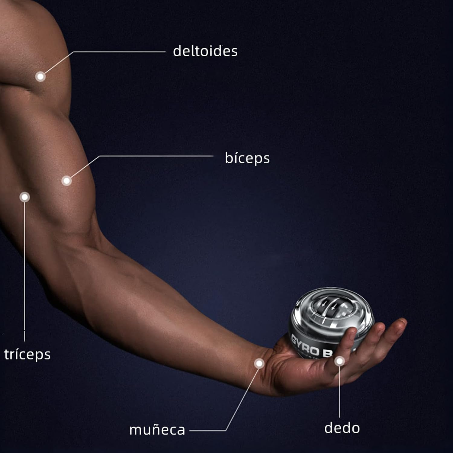 Premium Gyro Ball for Enhanced Focus and Stress Relief