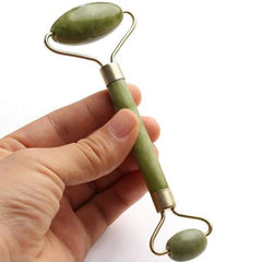 Natural Jade Facial Roller for Wrinkles & Eye Treatment