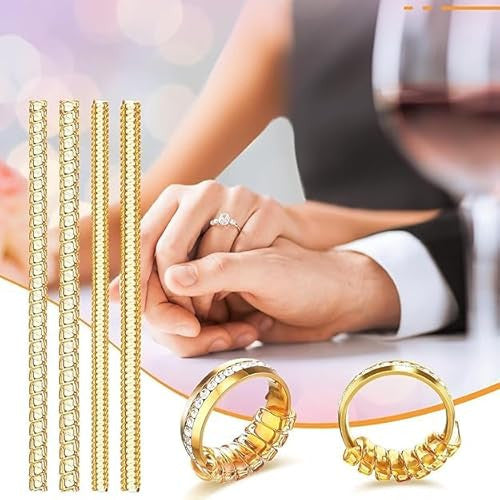 Adjustable Ring Sizer Set for Precise Fit - 4 Sizes