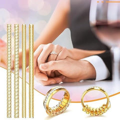 Adjustable Ring Sizer Set for Precise Fit - 4 Sizes