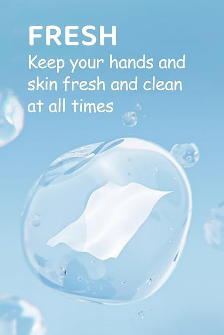 Labubu Mini Baby Wipes - Pocket Water & Skin Care Wet Tissues