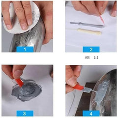 Industrial Metal Repair Gel A+B - Strong, Fast, Heat-Resistant Fix