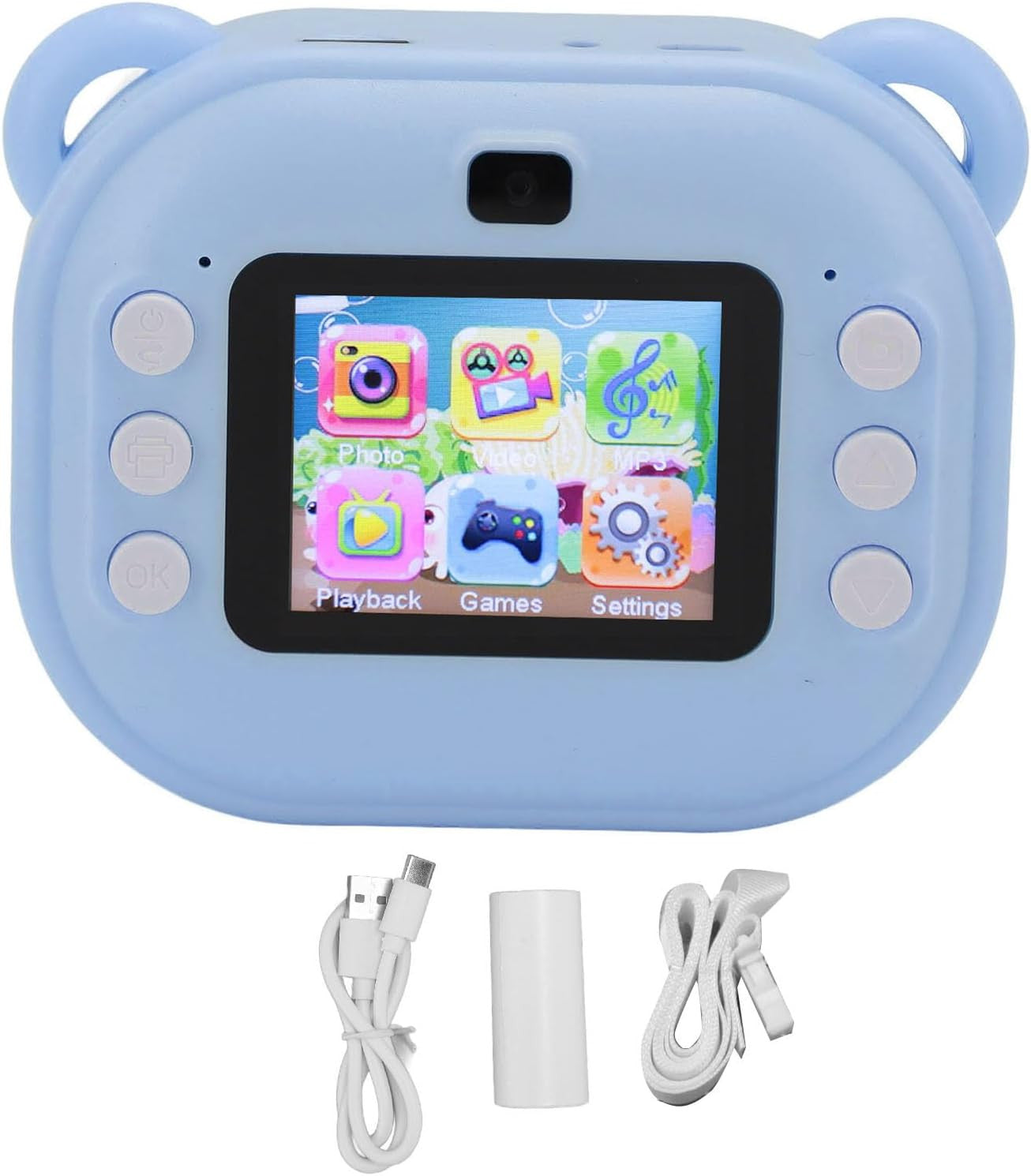 Kids Instant Print Camera with 48MP Dual Cameras & Thermal Printing