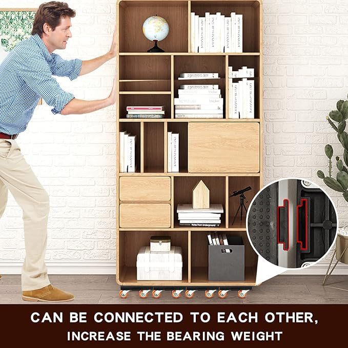 Heavy-Duty Rotating Furniture Lifter for Easy Moving on Wooden Floors