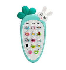 Baby Smart Phone Toy with Soft Silicone Rattle & Educational Features