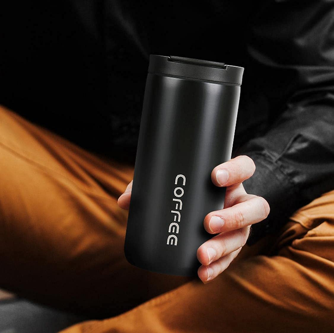 20 oz Double Wall Stainless Steel Travel Mug with Leak-Proof Lid