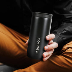20 oz Double Wall Stainless Steel Travel Mug with Leak-Proof Lid