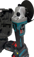 Cordless Double Battery Angle Grinder - Portable Power Tool