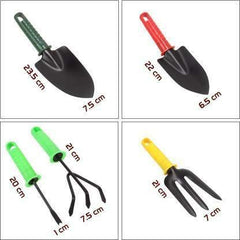 5-Piece Garden Tool Set with Pruning Shears, Gloves & Ergonomic Handles