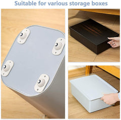 360° Swivel Casters Wheels for Furniture & Storage Boxes (4Pcs)