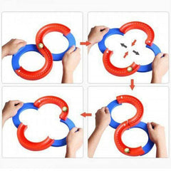 8-Shape Infinite Loop Creative Track Toy with Bouncing Balls
