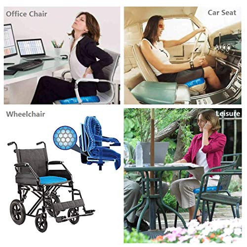 Egg Sitter Gel Support Cushion for Car, Office, Wheelchair & Home