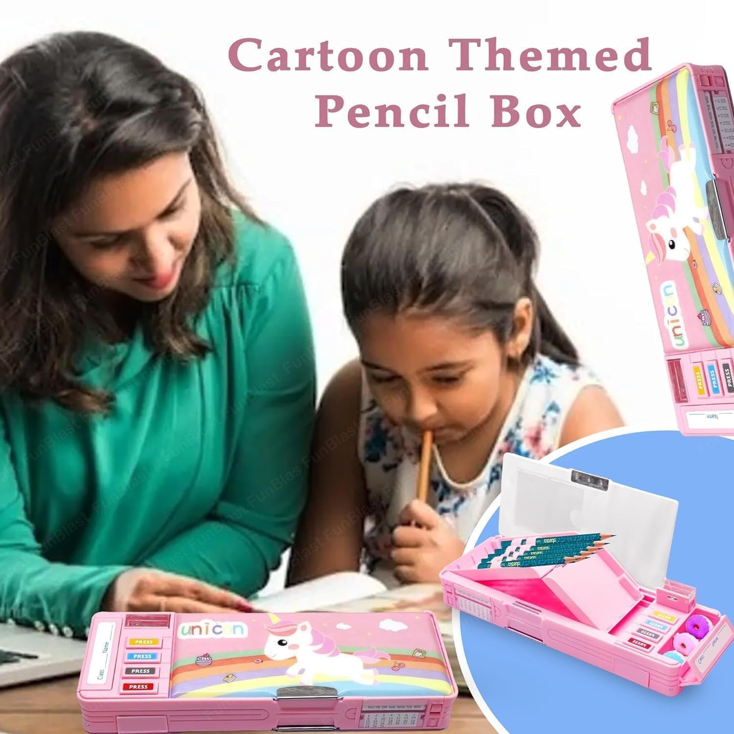Sky Pop-Out Space Theme Pencil Case - Cute & Compact Design