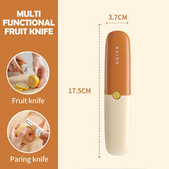 2-in-1 Multi-Function Stainless Steel Peeler & Camping Knife