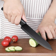 3-Piece Black Stainless Steel Knife Set