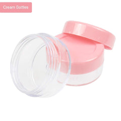7 Pcs Travel Cosmetic Bottles Set for Liquids, Makeup & Toiletries