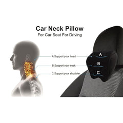 ComfortMax Memory Foam Car Head Rest Pillow for Ultimate Support