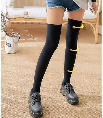 Warm Woolen Thigh High Knee Socks for Women - Winter Long Boot Cuffs