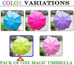 Magic Blossom 3-Fold UV Sun & Rain Umbrella with Water-Activated Pattern