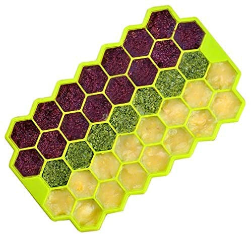 Honeycomb Silicone Ice Cube Tray with 24 Cubes for Drinks