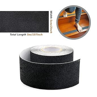 Black Waterproof Anti-Slip Adhesive Tape for Safe Surfaces