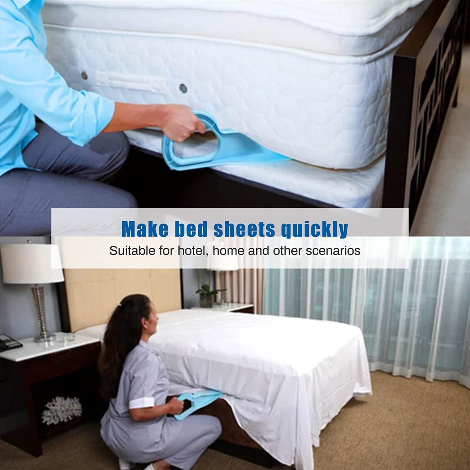 Ergonomic Mattress Lifter & Bedsheet Tucking Tool for Easy Bed Making