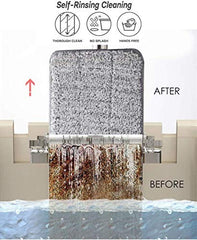 Magic Flat Mop with Self-Cleaning Microfiber for Easy Floor Cleaning