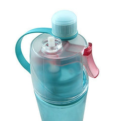 2-in-1 Spray & Drink Water Bottle – Portable Mist & Hydration for Sports
