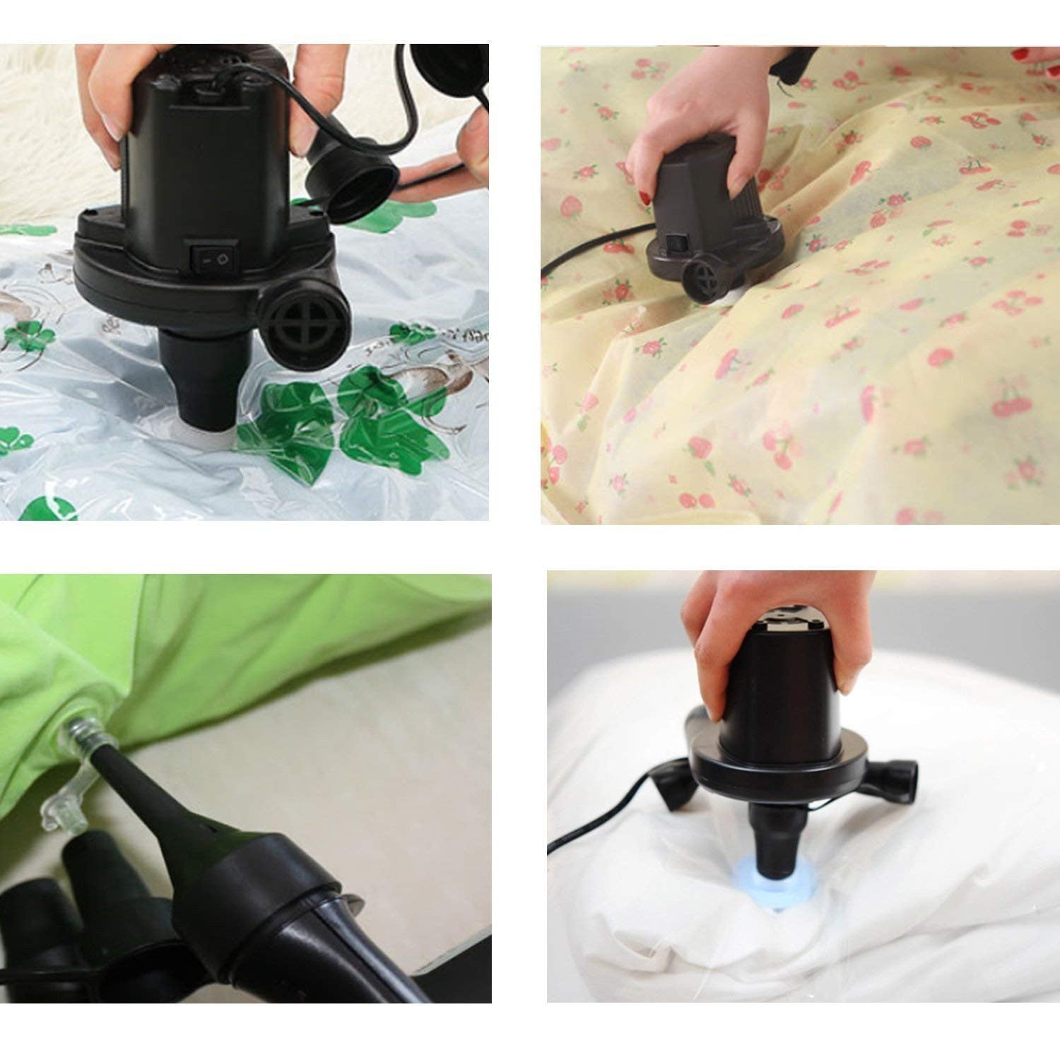Multi-Purpose Electric Air Pump for Fast Inflating & Deflating