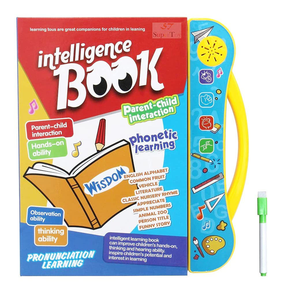 Kids' Interactive Phonetic Learning Book with Music & Sounds