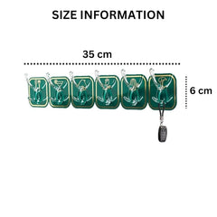 6 Hook S-Shape Hanger Strip for Kitchen Organization