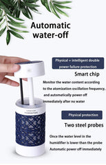 Magic Cup Cool Mist Humidifier with Essential Oil Diffuser & Night Light