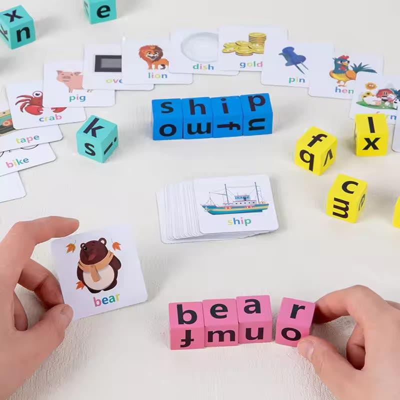 Time Puzzle Word Race Cube - Spelling & Puzzle Challenge