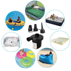 Multi-Purpose Electric Air Pump for Fast Inflating & Deflating