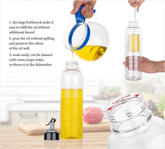 1000ml PVC Oil Dispenser Bottle with Oil Port