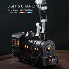 Retro Train Essential Oil Diffuser & Humidifier for Aromatherapy