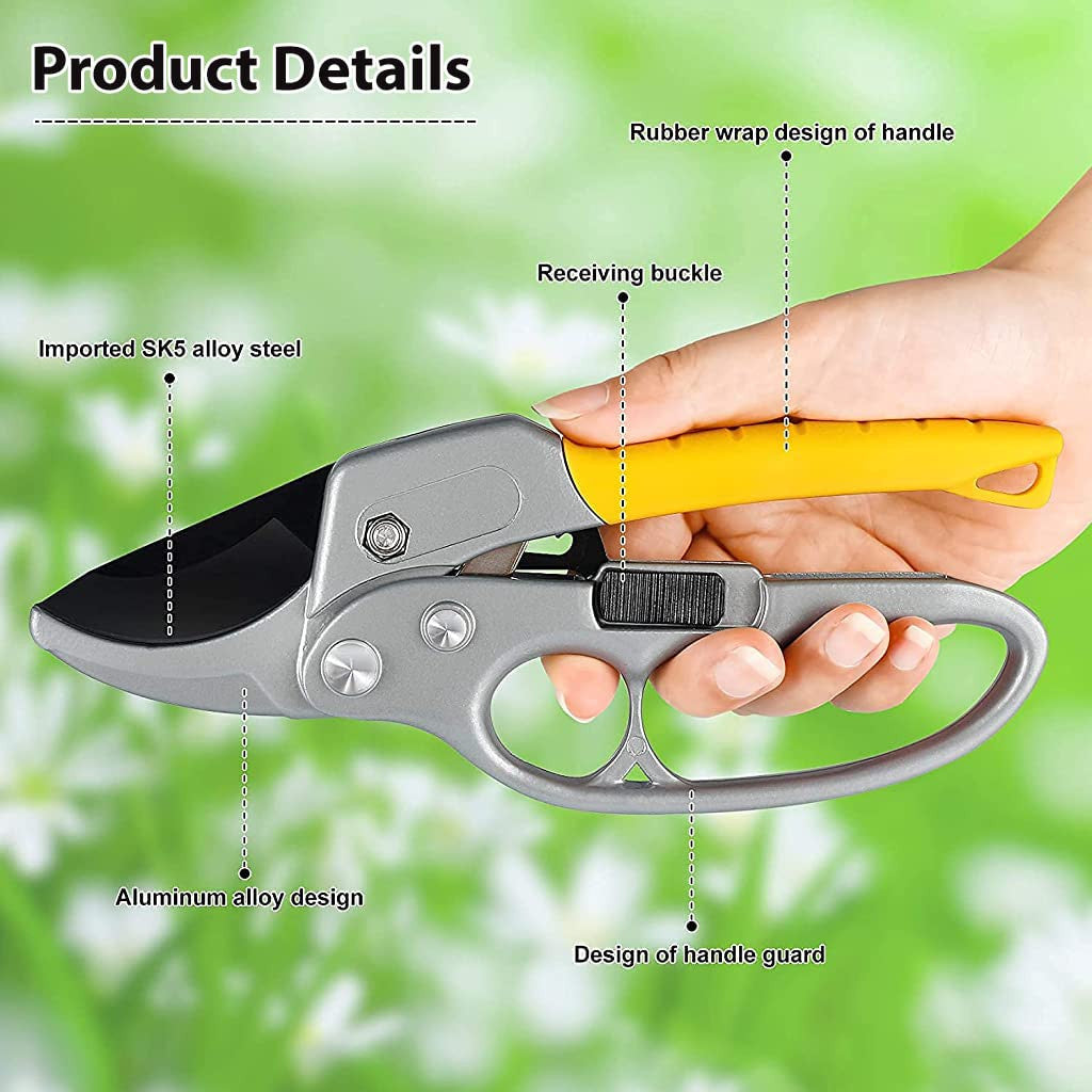 Stainless Steel Gardening Snip - Precision Garden Cutting Scissors